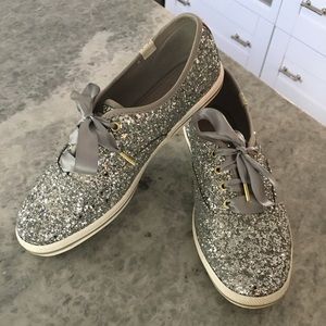 KEDS for Kate Spade Silver Glitter Sneaker